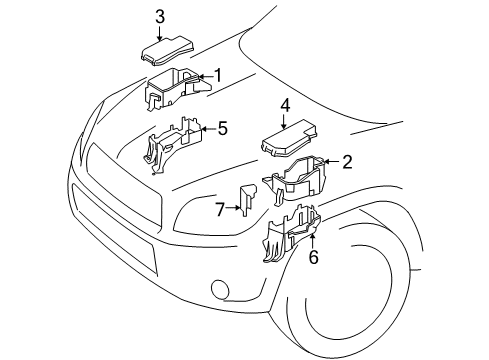 2010 Toyota RAV4 Fuse & Relay Diagram