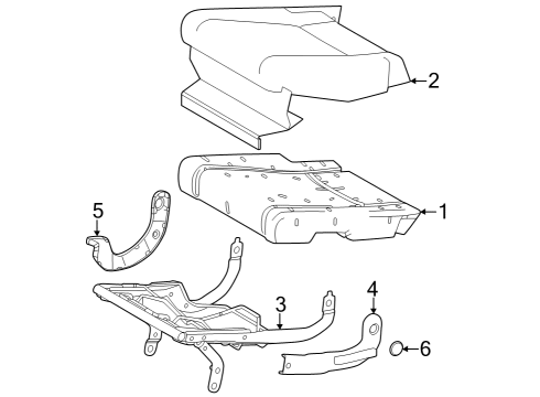 2024 Toyota Grand Highlander Third Row Seats Diagram 2 - Thumbnail