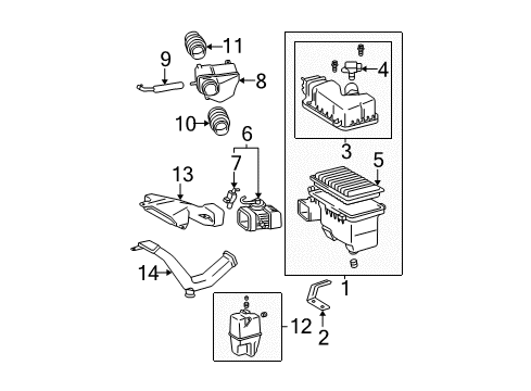 2004 Toyota Solara Air Intake Diagram