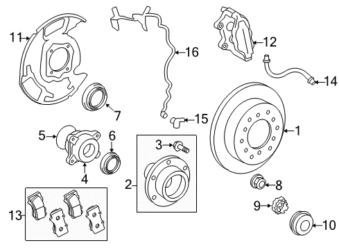 2017 Toyota Land Cruiser Anti-Lock Brakes Diagram