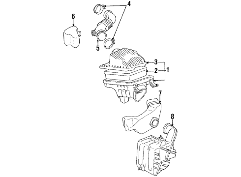 1993 Toyota Celica Air Intake Diagram