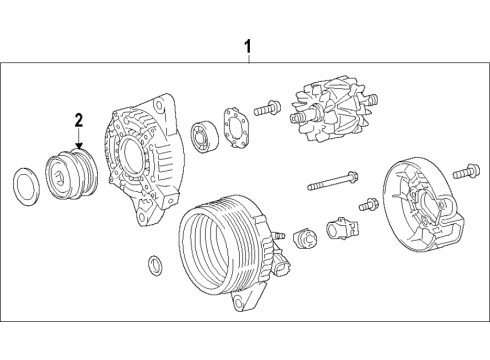 2018 Toyota C-HR Alternator Diagram