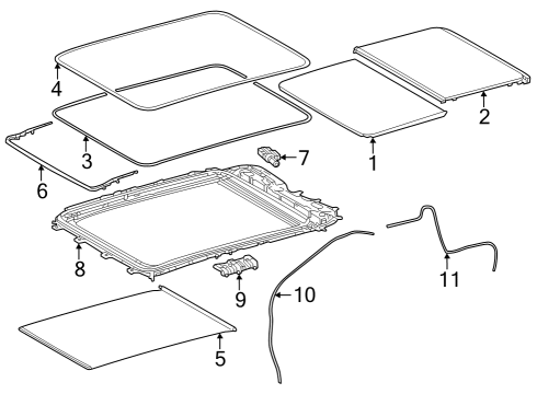 2023 Toyota Sequoia Sunroof - Electrical Diagram 1 - Thumbnail