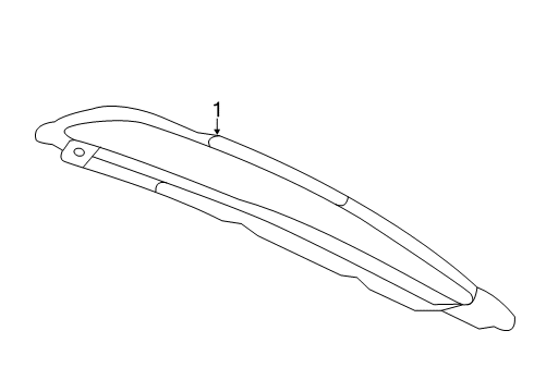 2024 Toyota GR Supra Exterior Trim - Hood Diagram