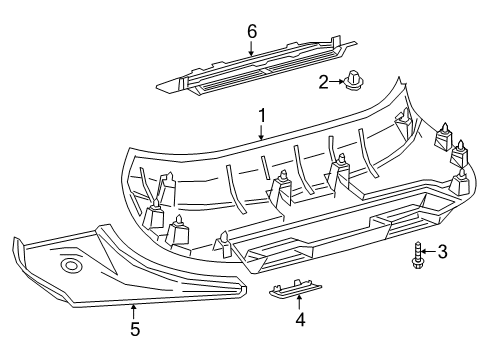 2024 Toyota GR Supra Interior Trim - Lift Gate Diagram