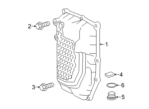 2020 Toyota Sienna Transaxle Parts Diagram