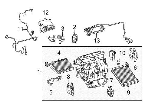 Thermistor, Cooler Diagram for 88625-26090