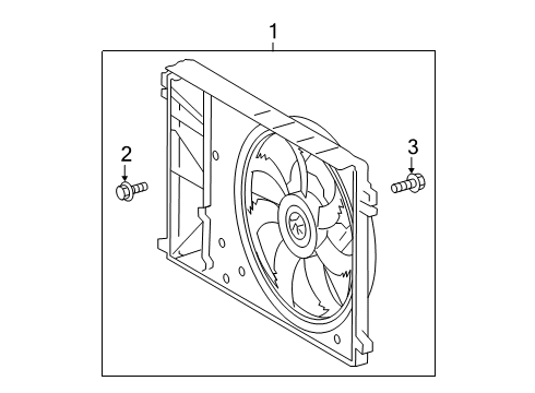 2020 Toyota Avalon Cooling System, Radiator, Water Pump, Cooling Fan Diagram