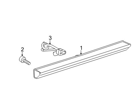 2015 Toyota RAV4 High Mount Lamps Diagram