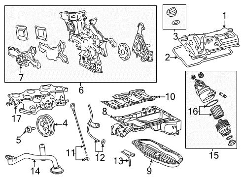 Gasket, Cylinder Head Cover Diagram for 11214-31070
