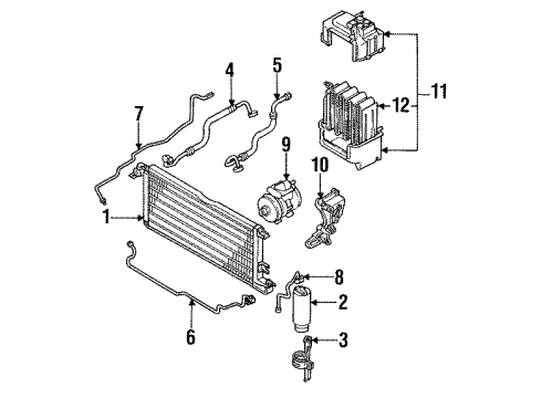 1994 Toyota Pickup Air Conditioner Diagram