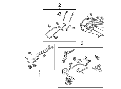 2020 Toyota Sienna Rear A/C Lines Diagram