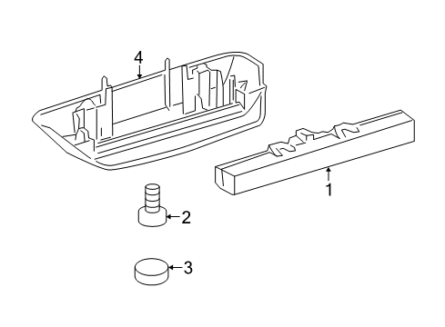 2008 Toyota Yaris Standard Parts, Center Diagram for 90159-50098