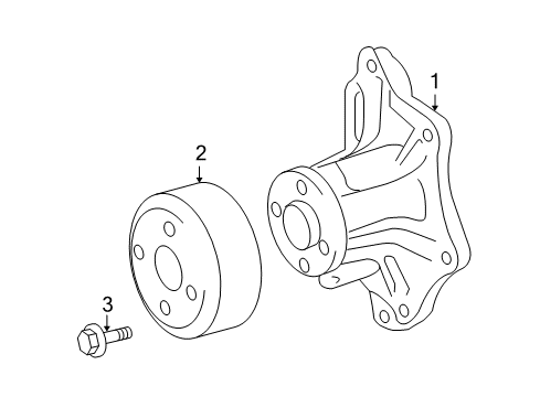 2012 Toyota Matrix Water Pump Diagram