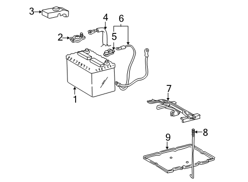 2004 Toyota Solara Battery Diagram