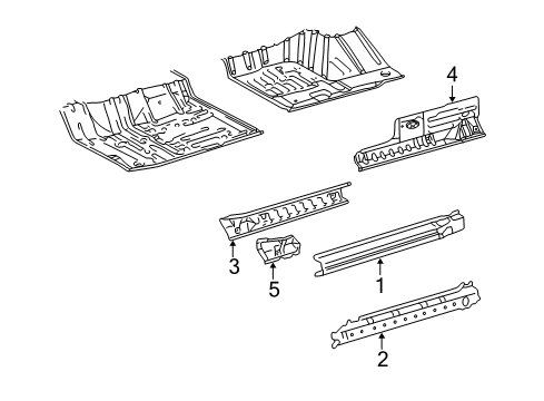1998 Toyota Tacoma Rocker Panel Diagram