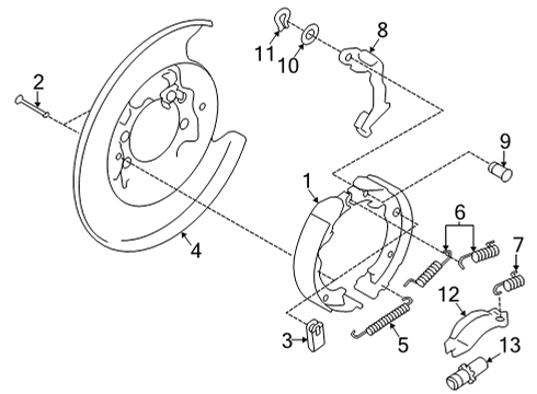 2022 Toyota GR86 Parking Brake Diagram