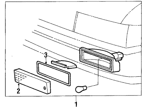 1987 Toyota Corolla Signal Lamps Diagram 2 - Thumbnail