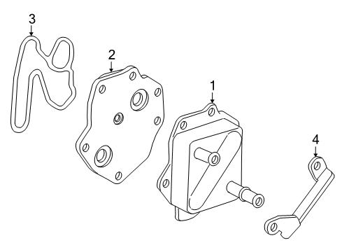 2017 Toyota Sequoia Engine Oil Cooler Diagram