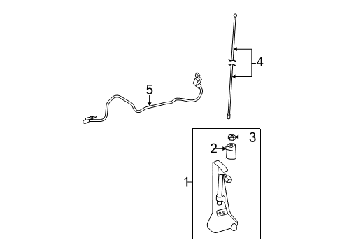 2008 Toyota RAV4 Antenna & Radio Diagram