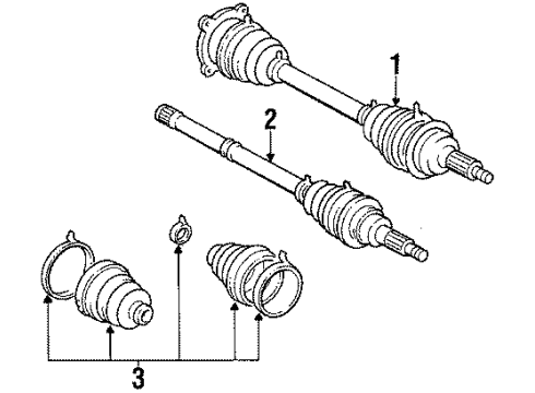 1990 Toyota Camry Rear Axle Diagram