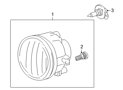 2003 Toyota MR2 Spyder Fog Lamps Diagram