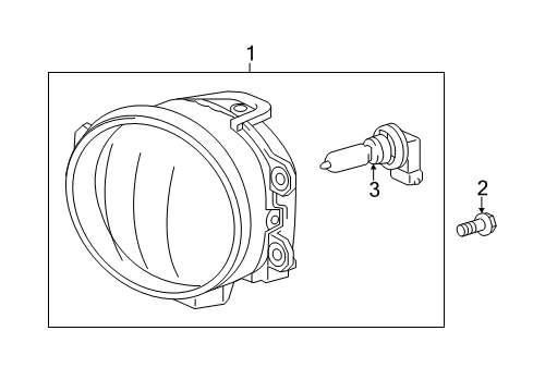 2015 Toyota RAV4 Chassis Electrical - Fog Lamps Diagram