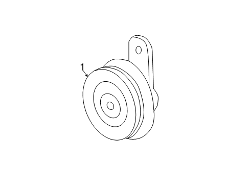 2013 Scion tC Horn Diagram