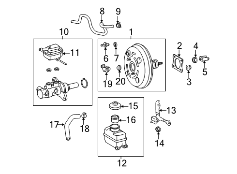 2020 Toyota Sienna Dash Panel Components Diagram