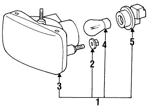 1996 Toyota Supra Signal Lamps Diagram