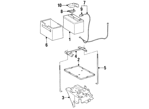 1999 Toyota Avalon Battery Diagram