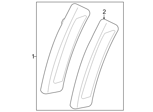 2023 Toyota Prius AWD-e Signal Lamps Diagram