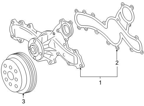 2009 Toyota Sienna Water Pump Diagram