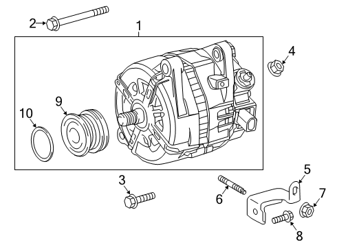 Bolt, Flange Diagram for 91511-80820