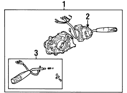1991 Toyota Camry Switches Diagram