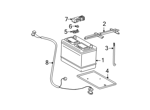 2005 Toyota Tundra Battery Diagram 1 - Thumbnail