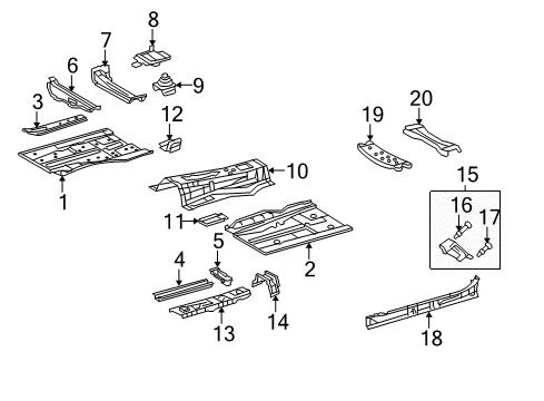 Clip Diagram for 90467-09220