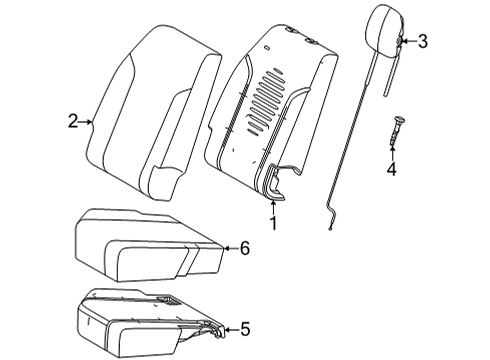 2022 Toyota Sienna Third Row Seats Diagram 1 - Thumbnail
