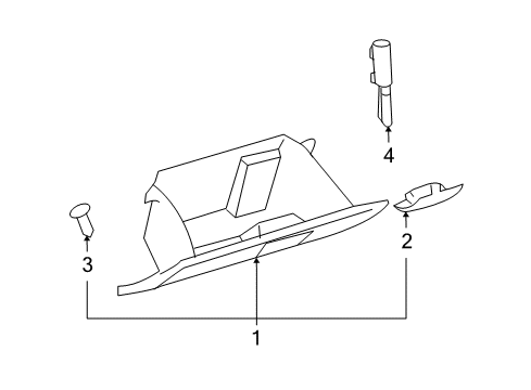 2013 Toyota FJ Cruiser Glove Box Diagram