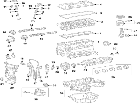 2022 Toyota Corolla Strainer Assembly, Oil Diagram for 35330-12080