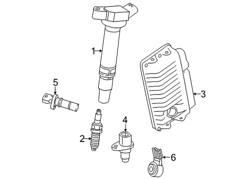 Coil Assembly, Ignition Diagram for 90919-02276