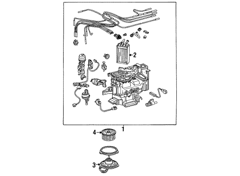 1987 Toyota Cressida Control Valve Diagram for 87240-22280