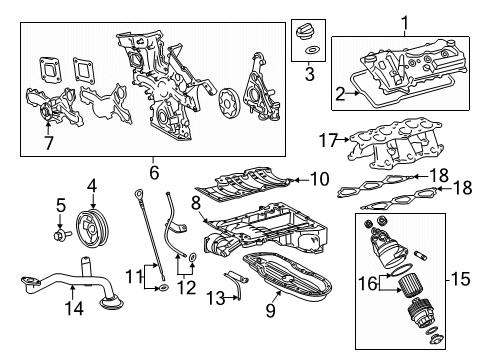 Cover Sub-Assembly, Cylinder Head, Driver Side Diagram for 11202-31082