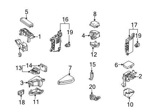 Relay, Headlamp Cleaner Control Diagram for 85942-33010