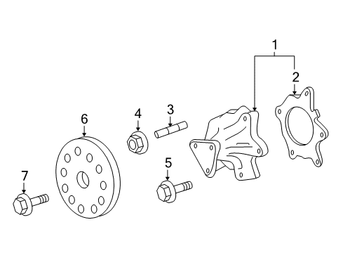 2012 Toyota Yaris Water Pump Diagram