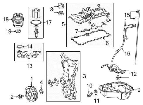 Seal, Oil(For Timing Gear Case Or Timing Chain Case) Diagram for 90311-42051