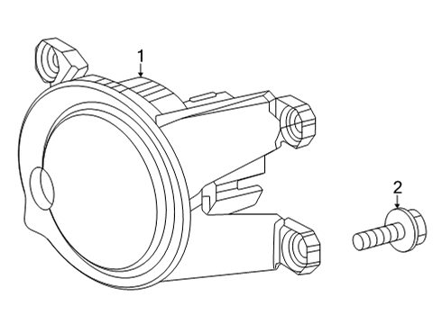 2022 Toyota Corolla Cross Fog Lamps Diagram