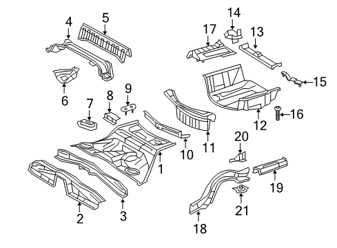 Bolt, Weld Diagram for 90115-06167