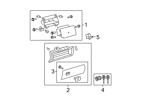 2013 Toyota Tundra Glove Box Diagram