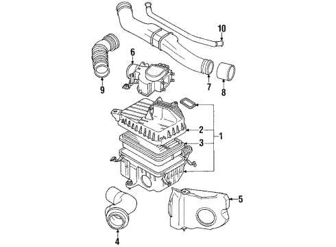1994 Toyota 4Runner Powertrain Control Diagram 1 - Thumbnail